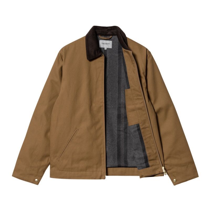CARHARTT WIP DETROIT JACKET (Hamilton Brown / Tobacco (rigid 
