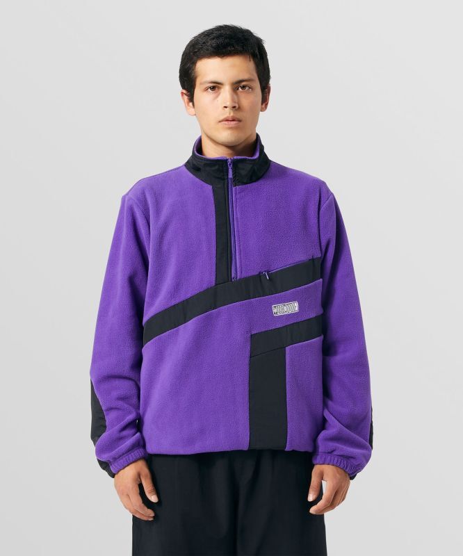 HUF RANGE QUARTER ZIP POLAR FLEECE (PURPLE) FL00183FA22 公式通販