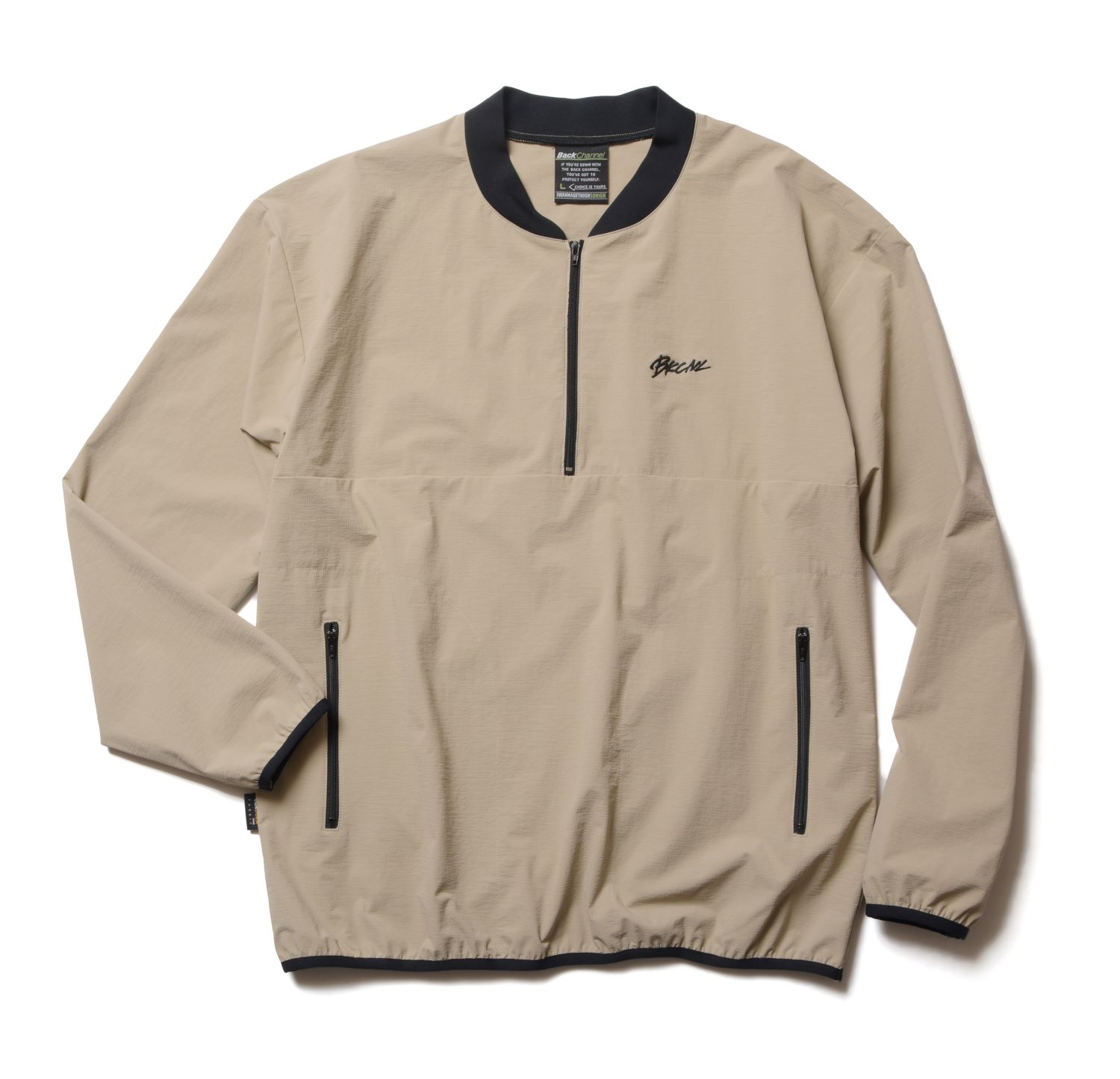 Back Channel CORDURA HALF ZIP PULLOVER (BEIGE) 2322256 公式通販