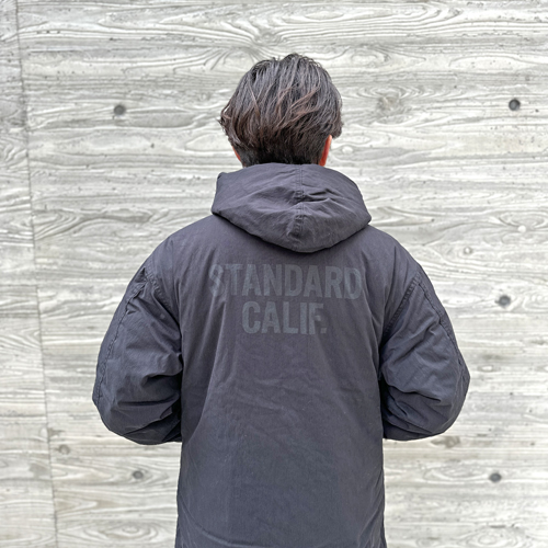 STANDARD CALIFORNIA SD Reversible Army Hood Coat (Black) OUNLB580