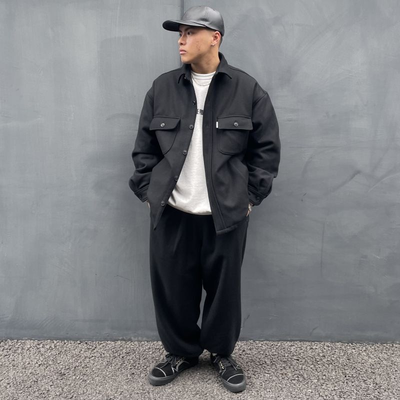 COOTIE CA/W Melton CPO Jacket (Black) CTE-22A217 公式通販