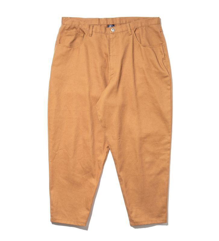 画像1: APPLEBUM  Loose Color Tapered Pants (Brown) (1)