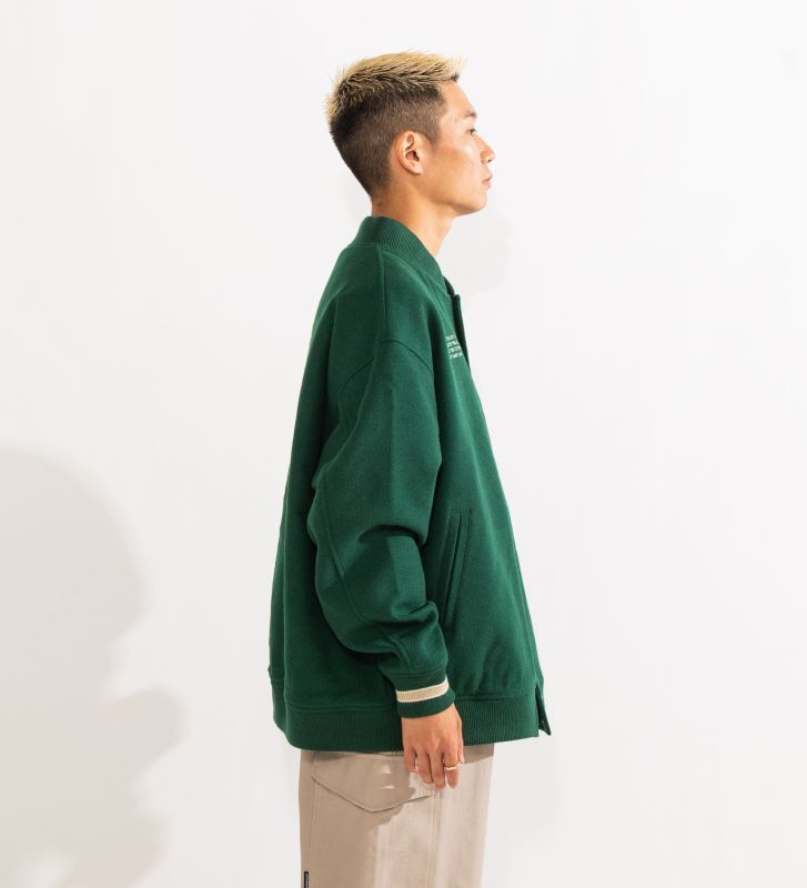 APPLEBUM Melton Stadium Jacket (Green) 2220623 公式通販