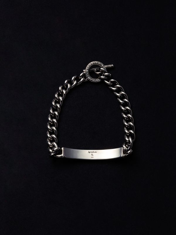 ANTIDOTE BUYERS CLUB Engraved ID Bracelet (Silver) RX-610-1 公式通販