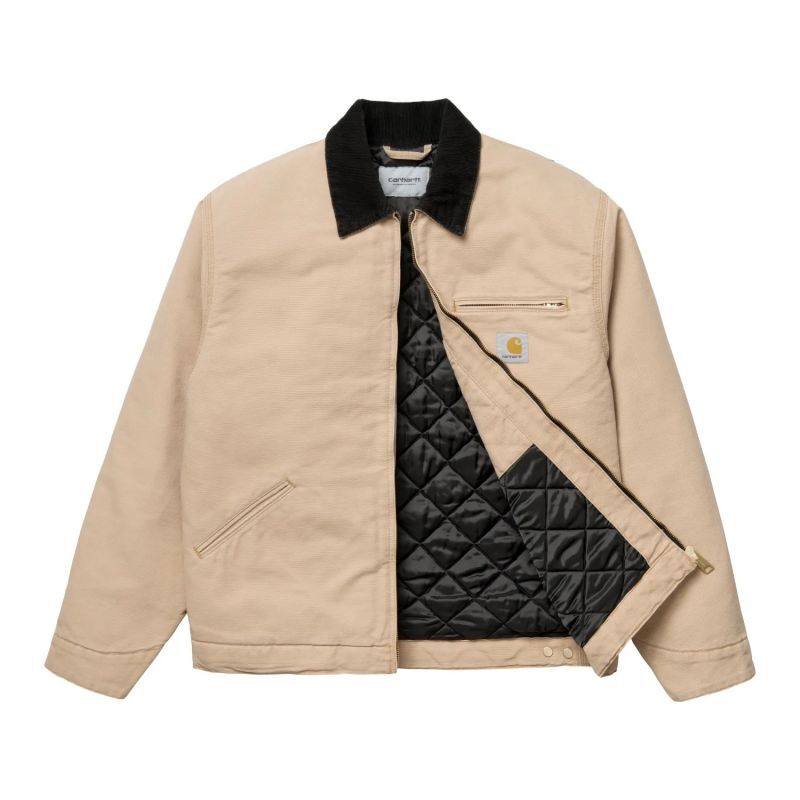 CARHARTT WIP OG DETROIT JACKET (Dusty H Brown / Black aged 