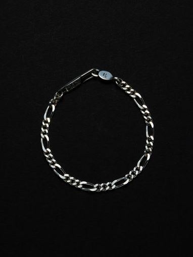 画像1: ANTIDOTE BUYERS CLUB   Figaro Chain Bracelet (M) (Silver) (1)