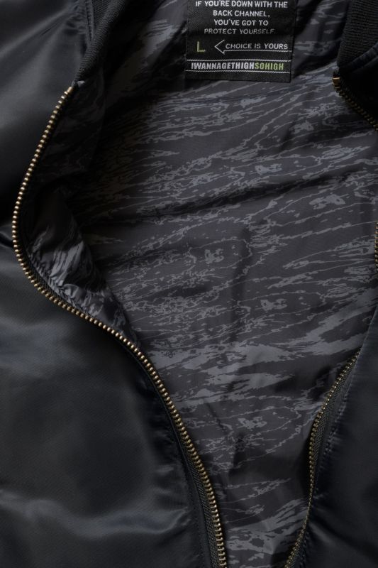Back Channel MA-1 JACKET (BLACK) 2322060 公式通販 Back Channel MA-1 JACKET (BLACK) 2322060 公式通販