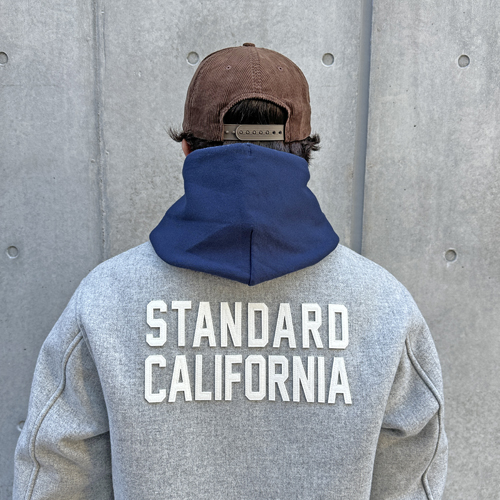 スタンダードカリフォルニア SD Varsity Jacket Navy (L)