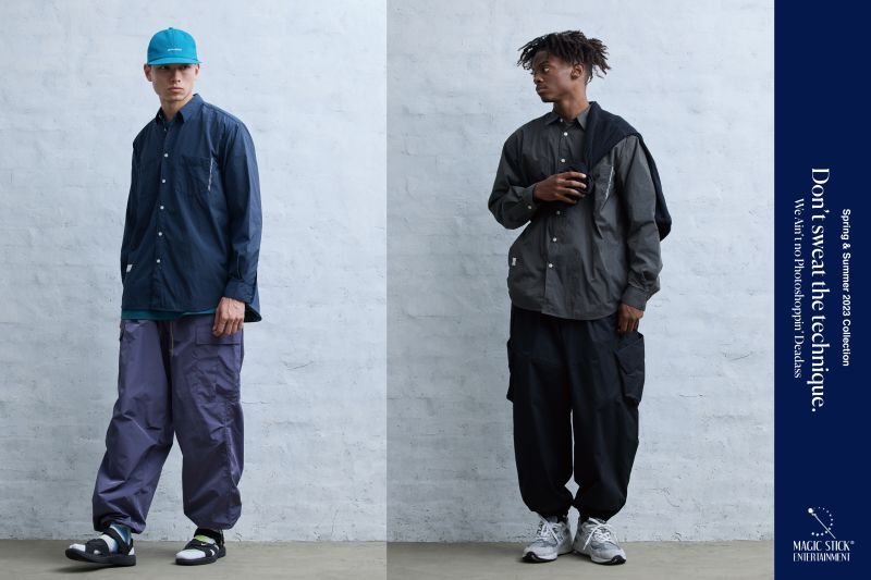 MAGIC STICK TECH WIDE BDU PANTS (BLACK) 23SS-MS1-004 公式通販
