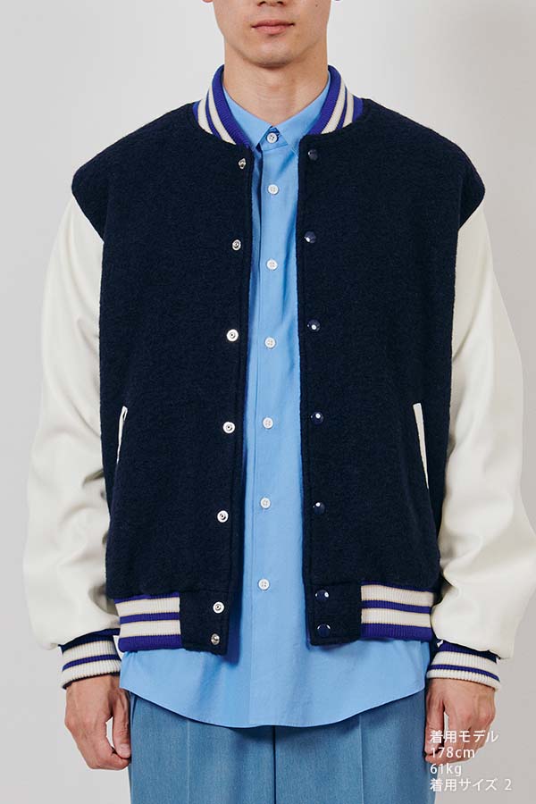 DIGAWEL Varsity Jacket( URU TOKYO×DIGAWEL ) (Navy) DWWA049 公式通販