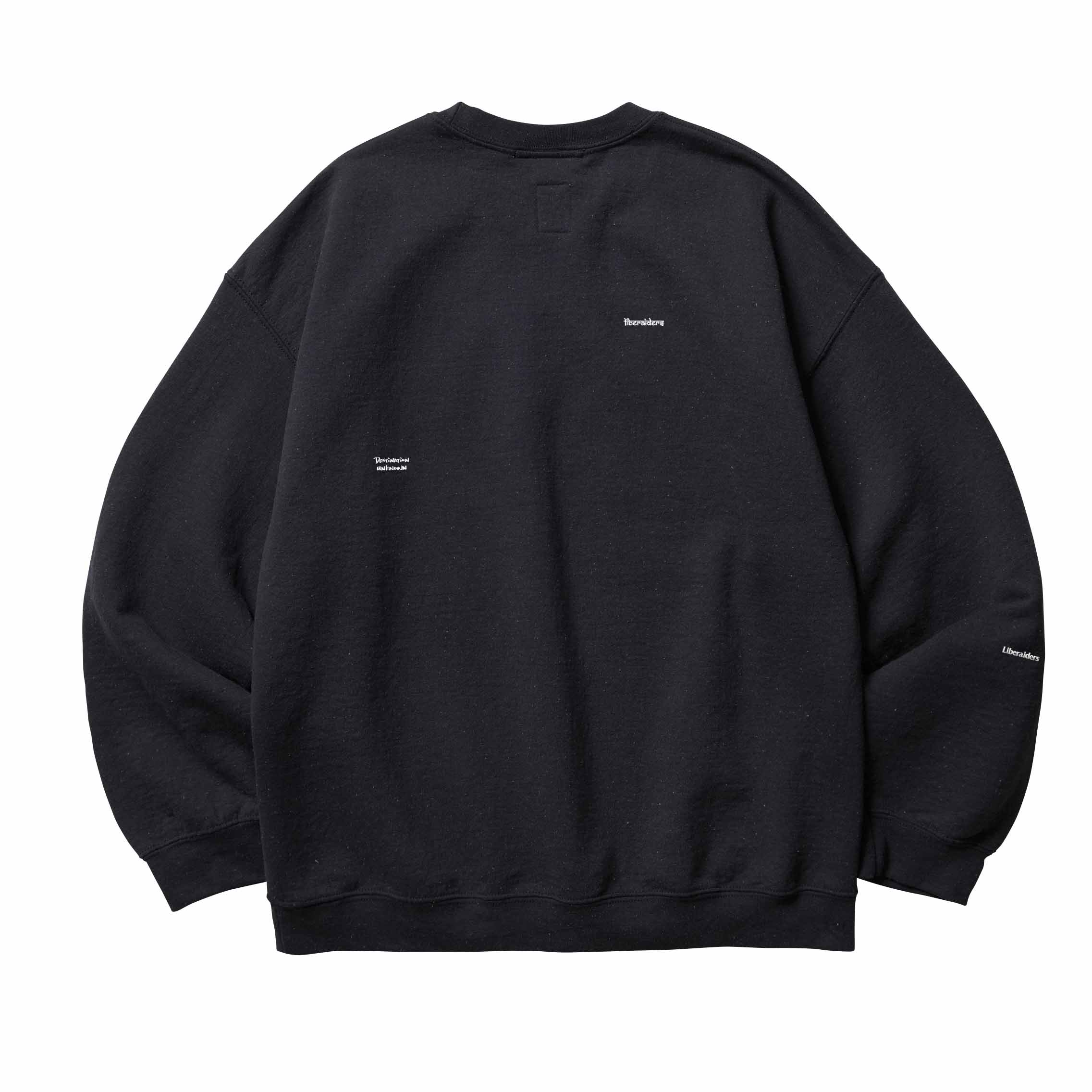 Liberaiders SIGNATURE CREWNECK (BLACK) 763072301 公式通販