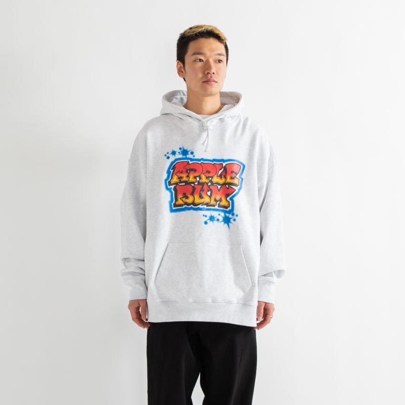 APPLEBUM】LOGO EMBROIDERY SWEAT PARKA