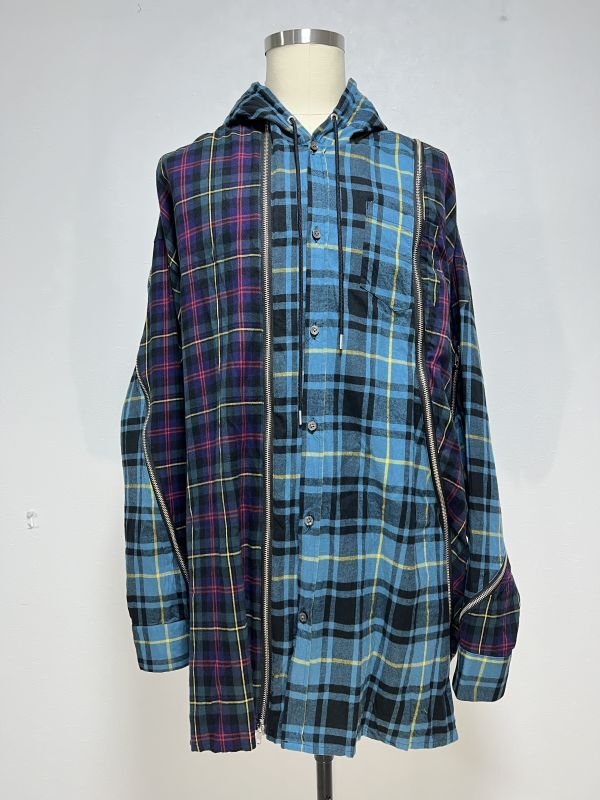 KIDILL ZIP SHIRT (BLUE CHECK) KL692 公式通販