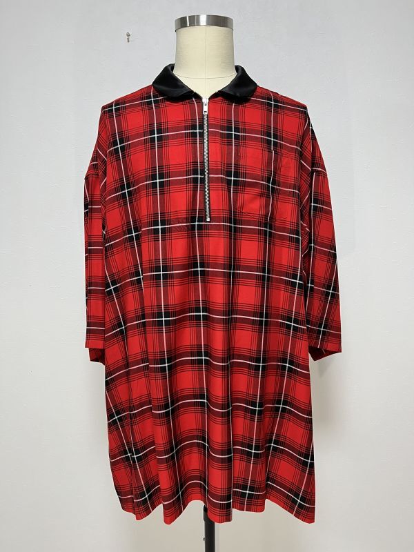 KIDILL HALF ZIP SHIRT (RED CHECK) KL695 公式通販