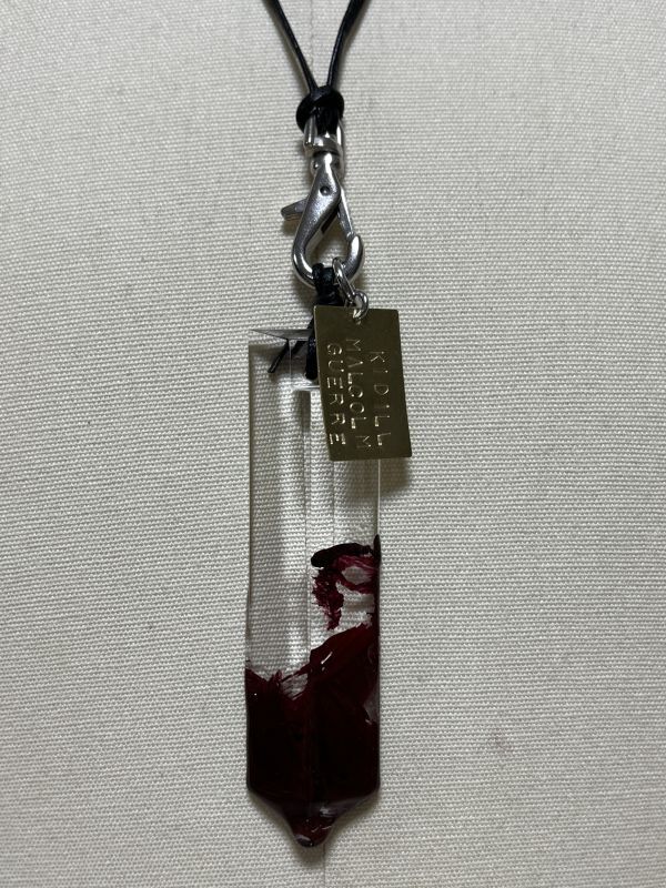 KIDILL CRYSTAL BLOOD NECKLACE SMALL - COLLABORATION WITH MALCOLM ...