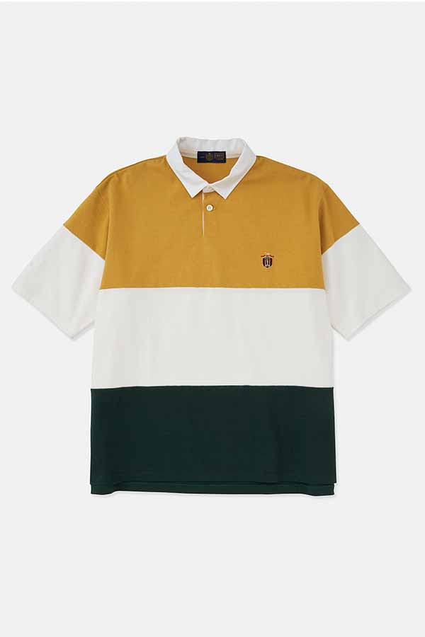 DIGAWEL Rugby Stripe Polo Shirt (Mustard) KHOASS0093 公式通販
