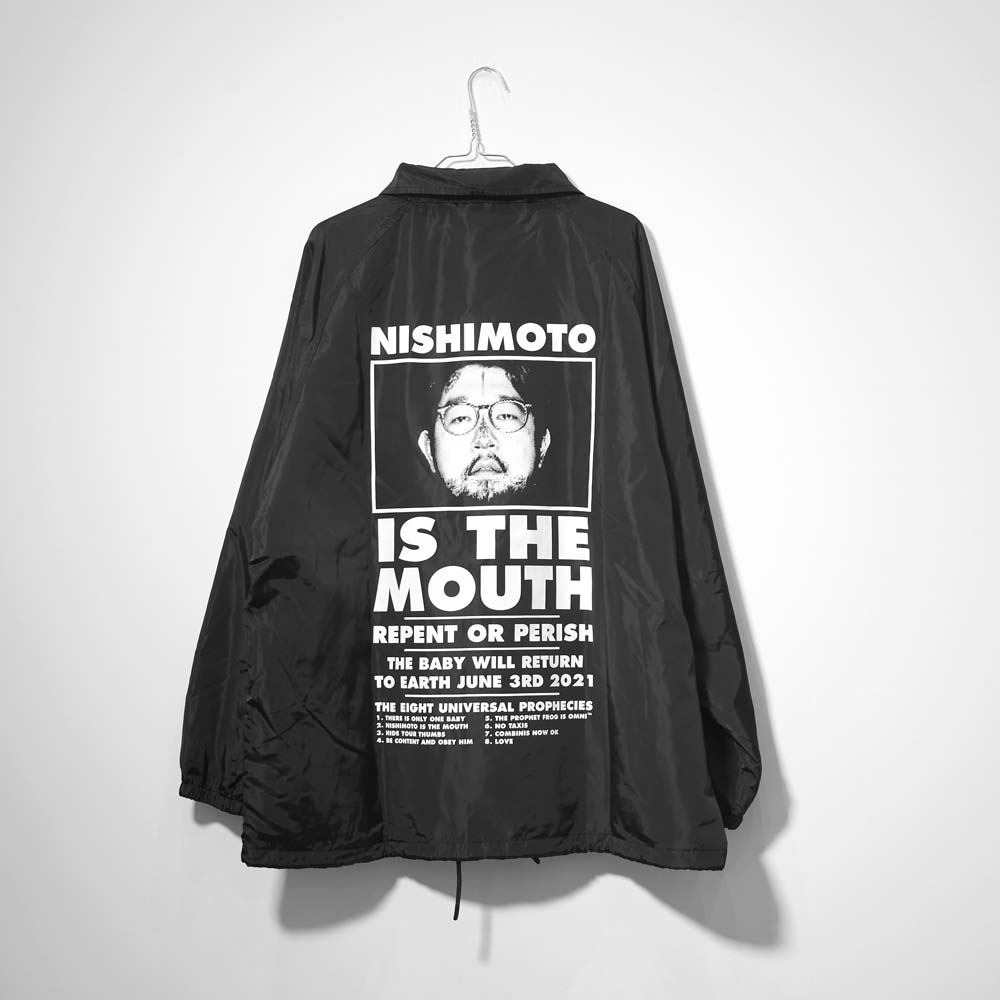 フォロー割始めましたNISHIMOTO IS THE MOUTH コーチジャケット　バックプリント