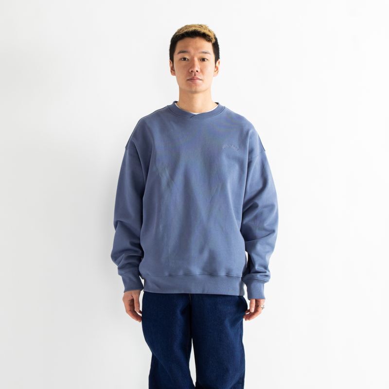 APPLEBUM Solid Color Crew Sweat (Blue Gray) 2310401 公式通販