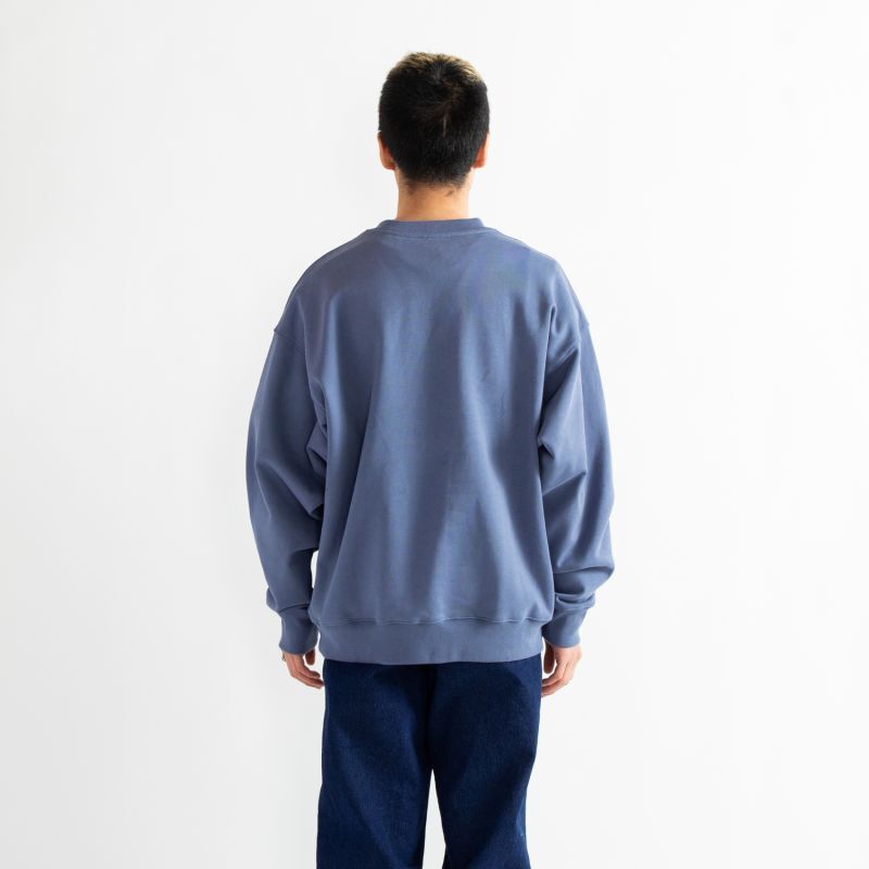 APPLEBUM Solid Color Crew Sweat (Blue Gray) 2310401 公式通販