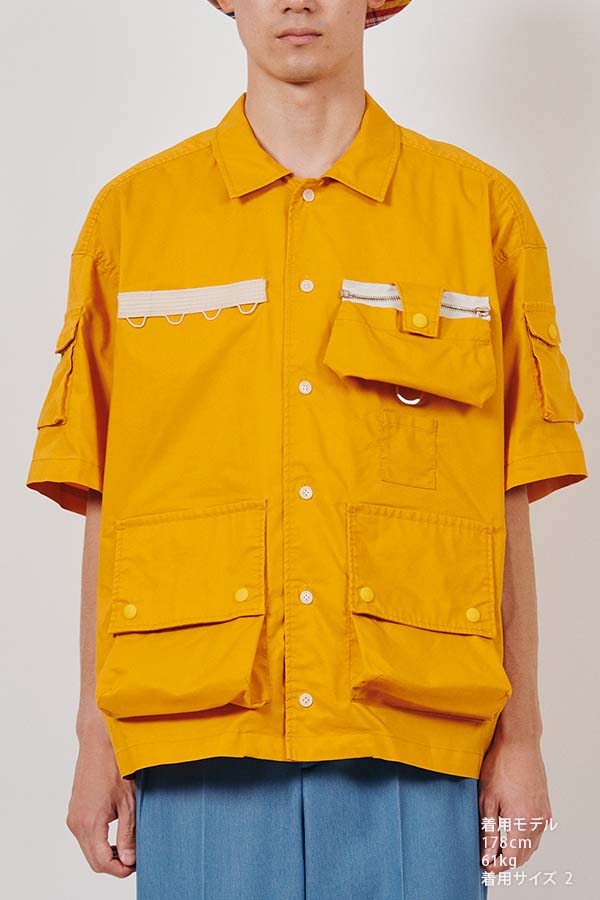 DIGAWEL 7 Pockets S/S Shirt (F/CE.×DIGAWEL) (Yellow) FSP02231U0001