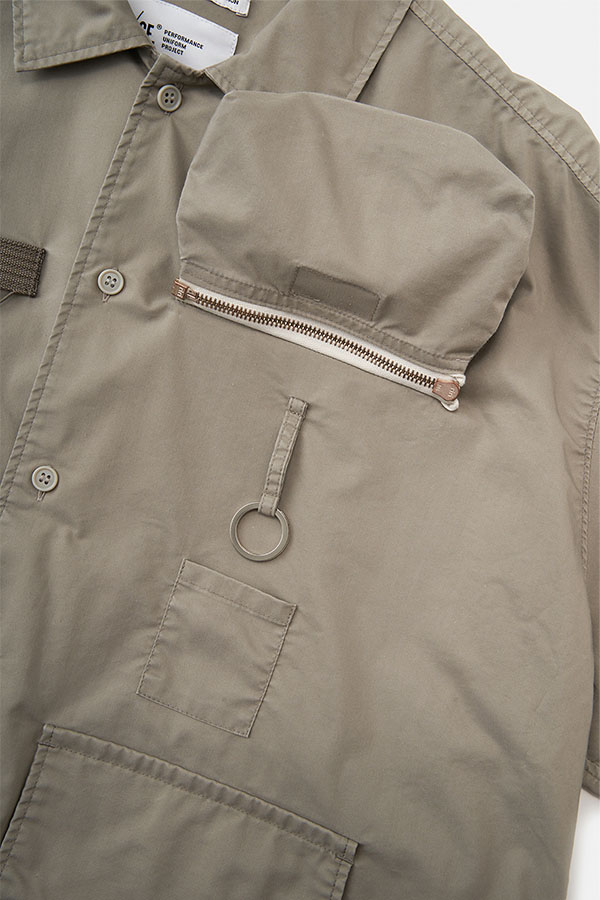 DIGAWEL 7 Pockets S/S Shirt (F/CE.×DIGAWEL) (Sage) FSP02231U0001 