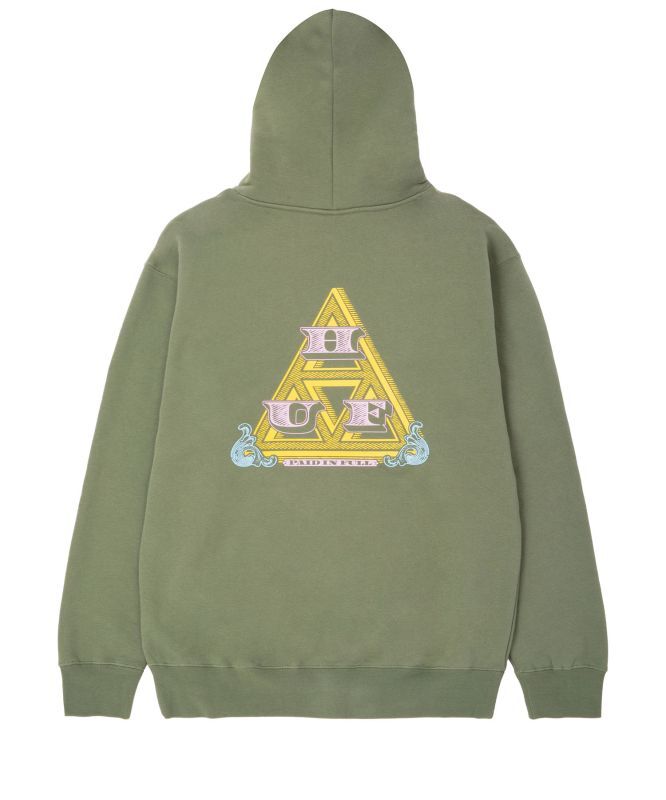 HUF PAID IN FULL HOODIE (OLIVE) PF00570SP23 公式通販