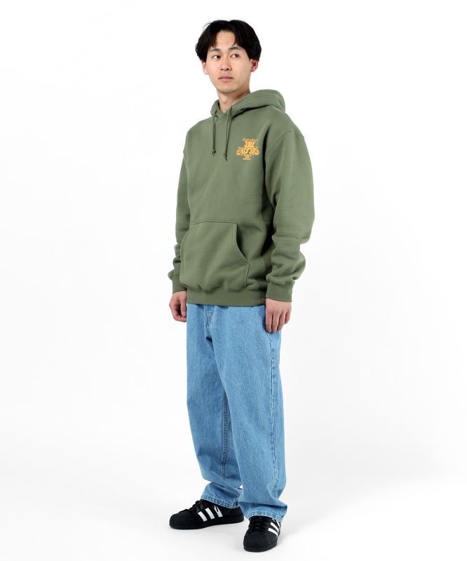 HUF PAID IN FULL HOODIE (OLIVE) PF00570SP23 公式通販