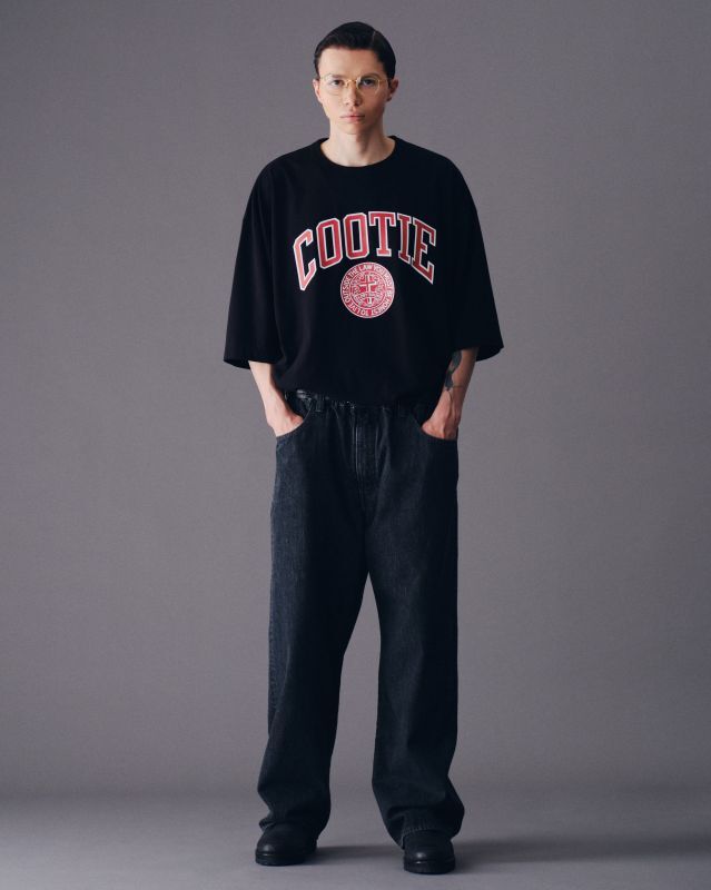 COOTIE Print Oversized S/S Tee (COLLEGE) (Black) CTE-22A330 公式通販