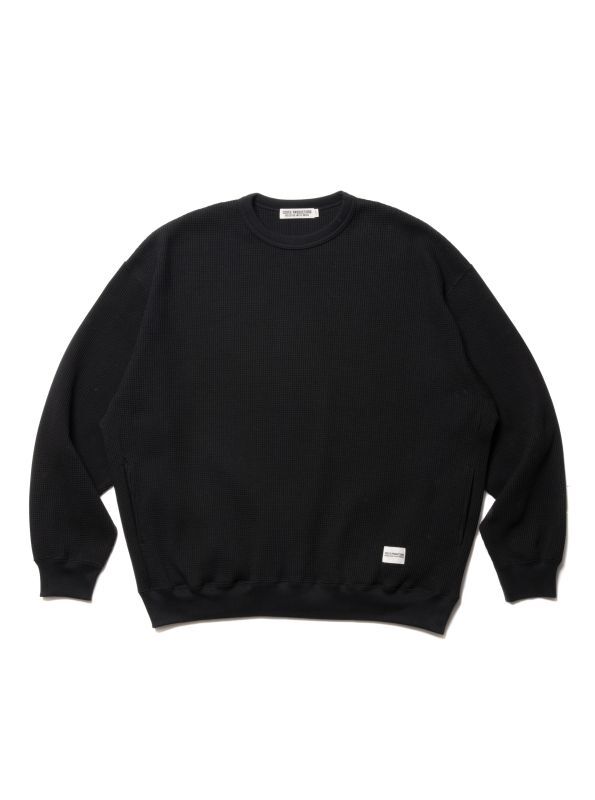 COOTIE Suvin Waffle L/S Crew (Black) CTE-22S303 公式通販