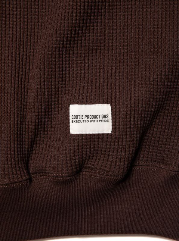 COOTIE Suvin Waffle L/S Crew (Brown) CTE-22S303 公式通販