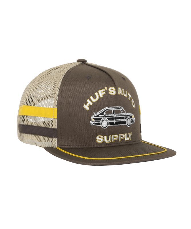 HUF HUF'S AUTO SUPPLY TRUCKER HAT (BROWN) HT00705SP23 公式通販