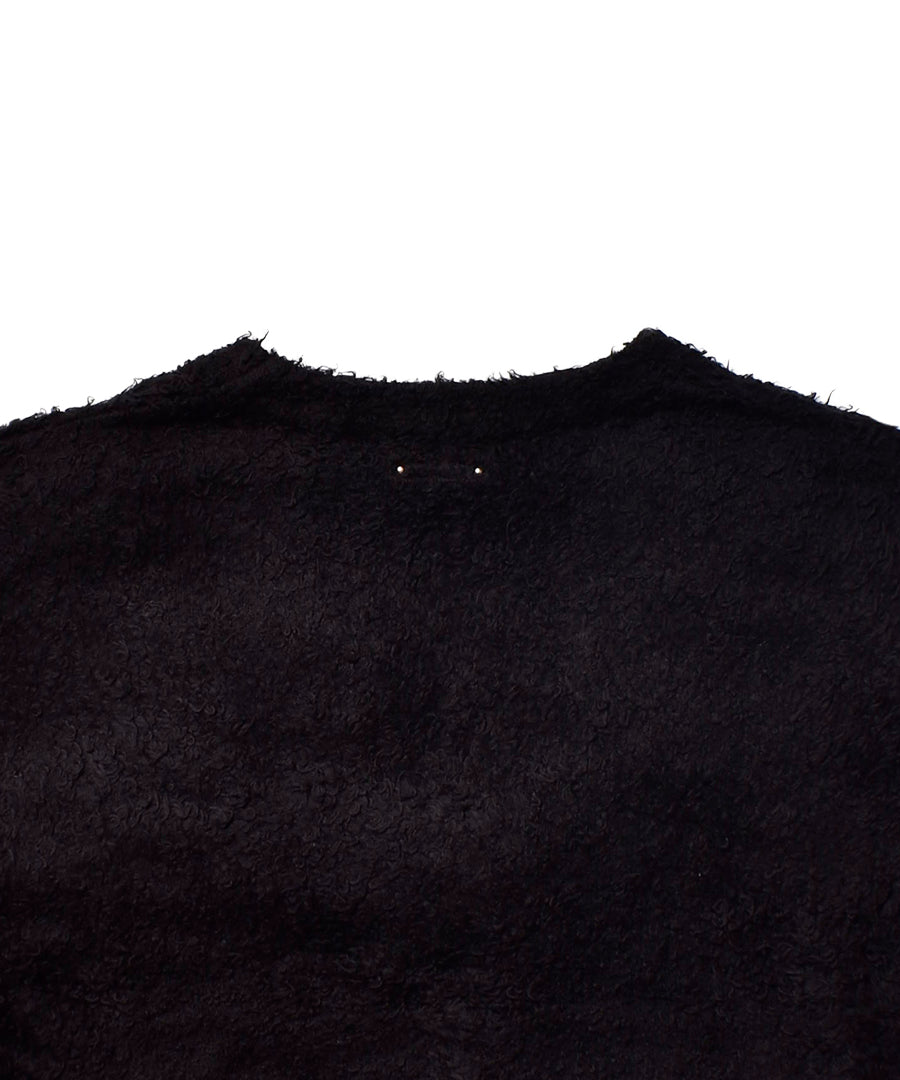 MINEDENIM Shaggy Cotton Knit Cardigan (BLK) 2303-6001 公式通販
