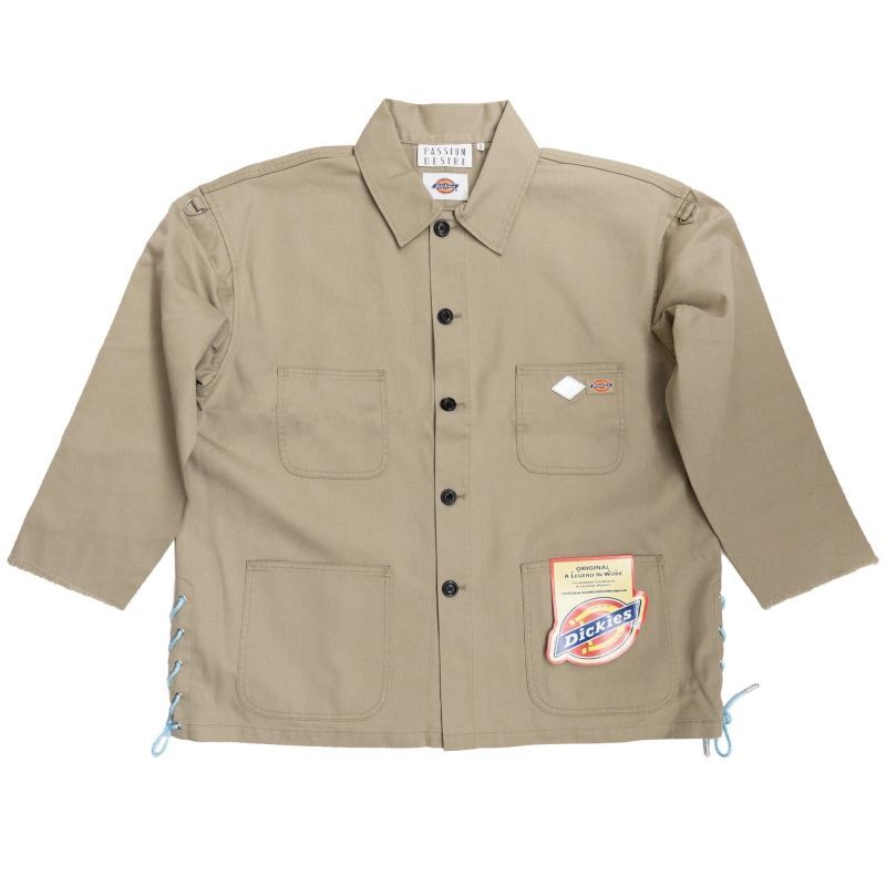 el conductorH xDICKIES CLASSIC T/C COVERALL JKT (KAHKI) PD23SJ06 ...