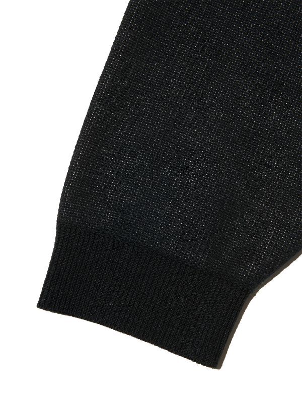 RADIALL CURTIS - POLO SWEATER L/S (Black) RAD-23SS-KNIT001 公式通販