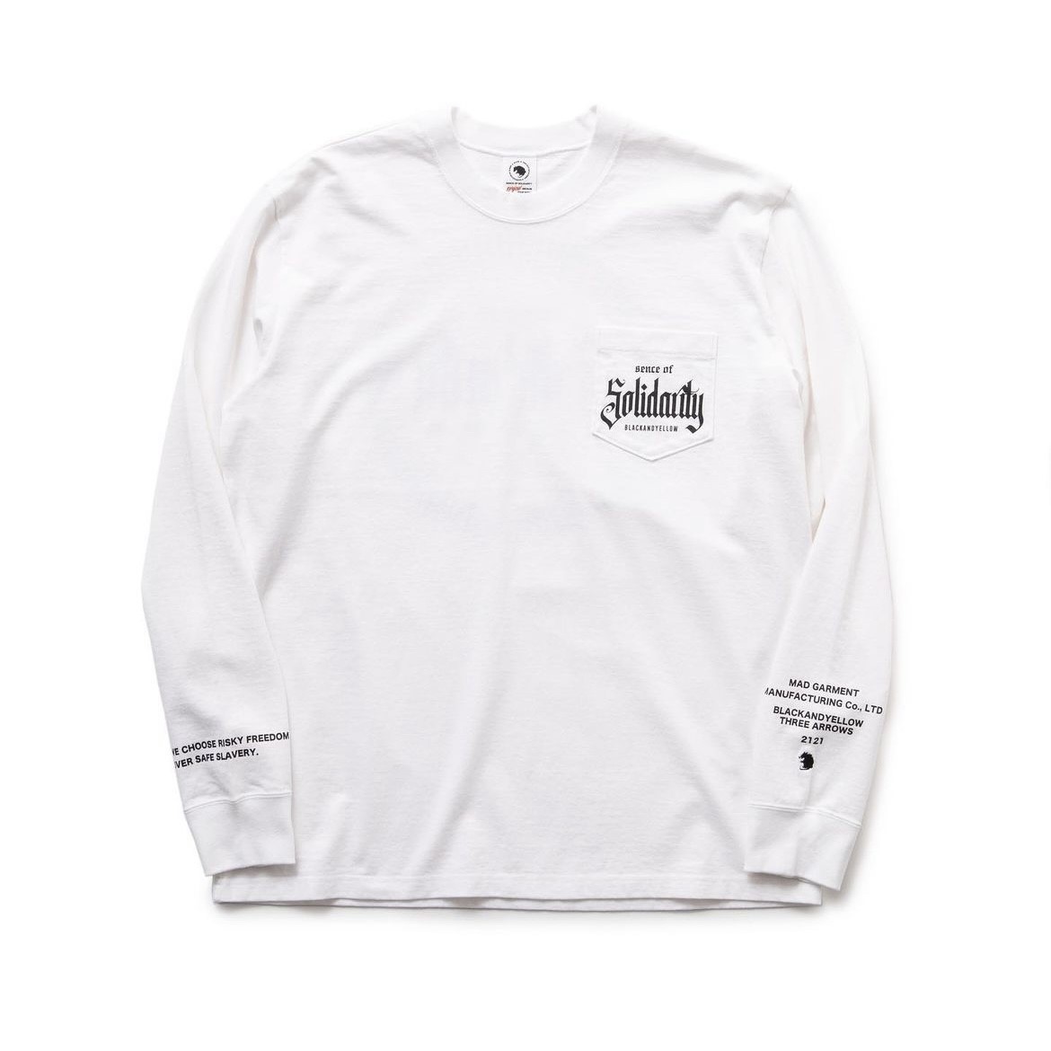 RATS SOLIDARITY POCKET L/S TEE WHITE 'RTC 公式通販