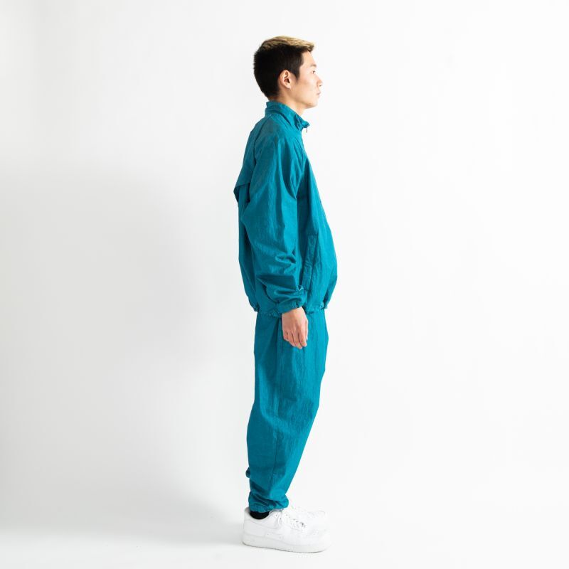 APPLEBUM Dyed Cotton Nylon Track Jacket (Blue Green) 2310602 公式通販