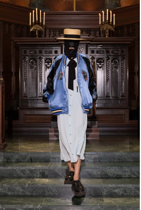 el conductorH DEMON EMBROIDERED SOURVENIR JKT (BLUE) PD23SJ08 公式通販