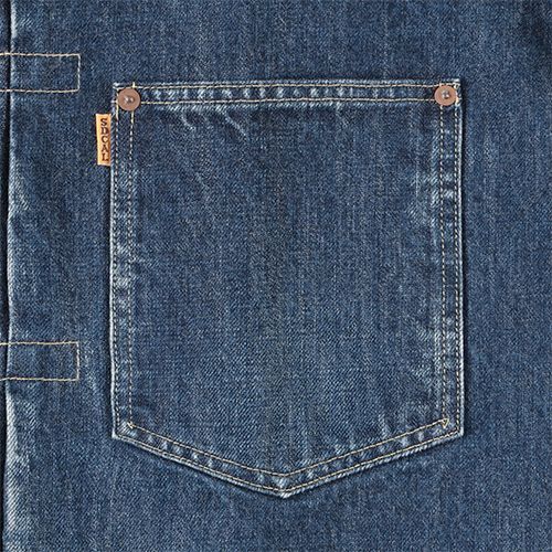 STANDARD CALIFORNIA SD Denim Jacket S996 WWII Vintage Wash (Indigo