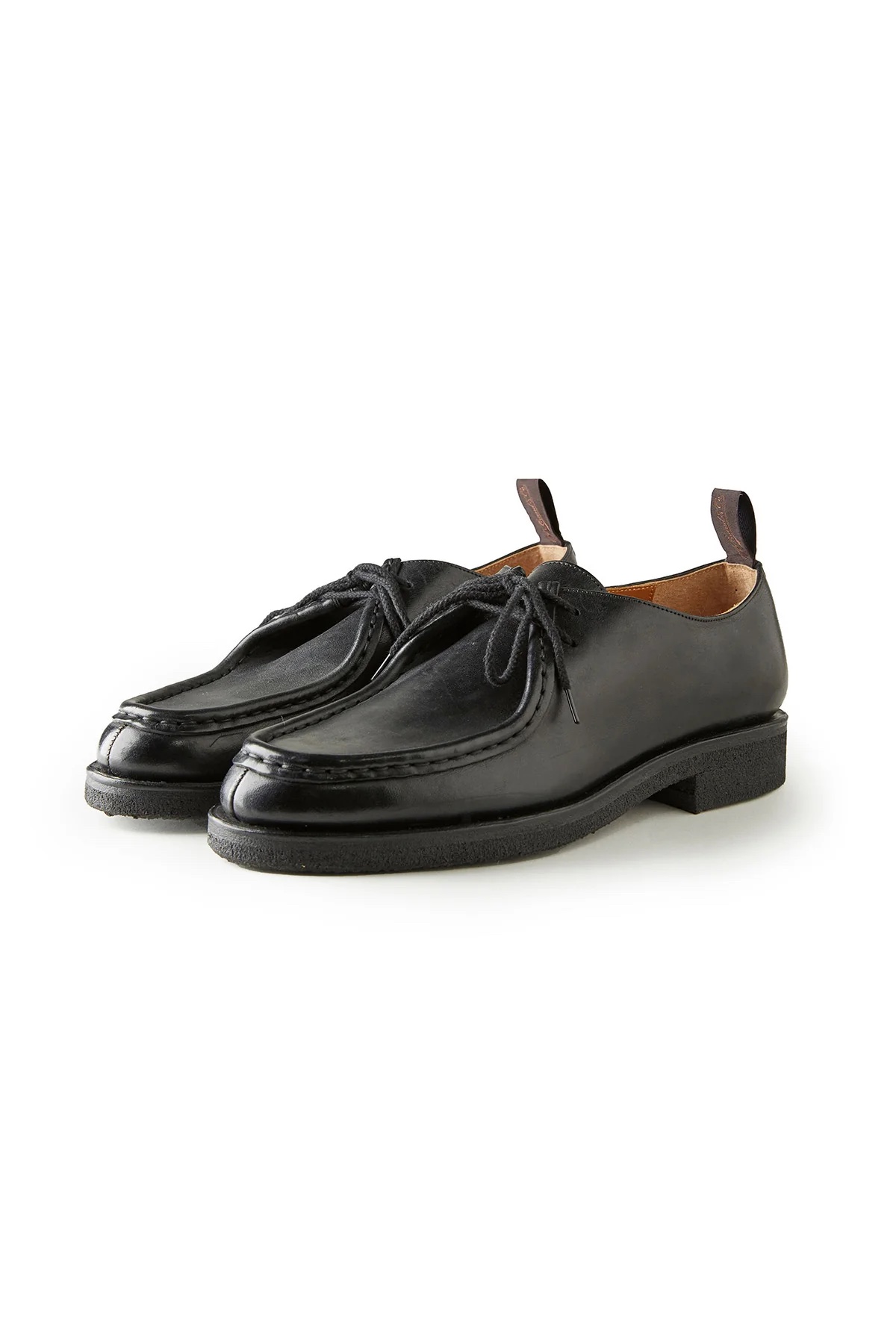 OLD JOE “The Shepherd“ STUNNING LEATHER TYROLEAN SHOES (BLACK