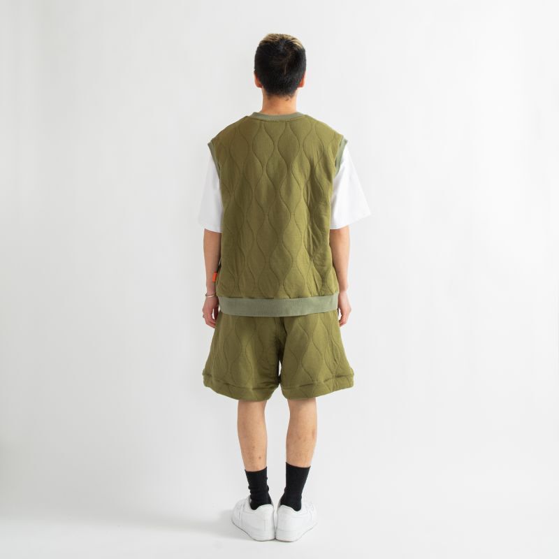 APPLEBUM Quilting Vest (Khaki) 2310104 公式通販