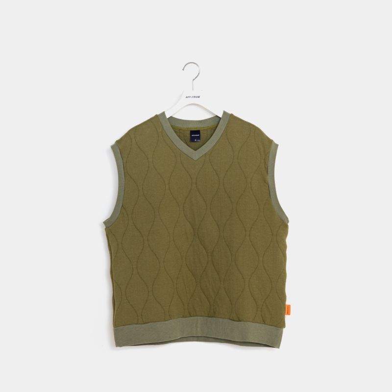 APPLEBUM Quilting Vest (Khaki) 2310104 公式通販