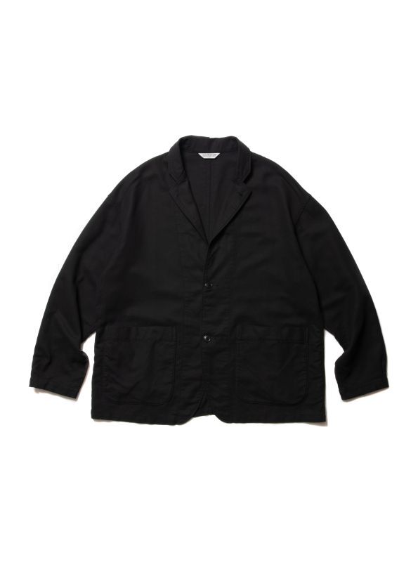 COOTIE Garment Dyed Double Cloth Lapel Jacket (Black) CTE-23S201