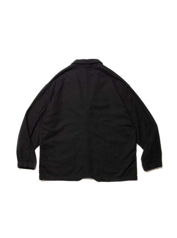 COOTIE Garment Dyed Double Cloth Lapel Jacket (Black) CTE-23S201 