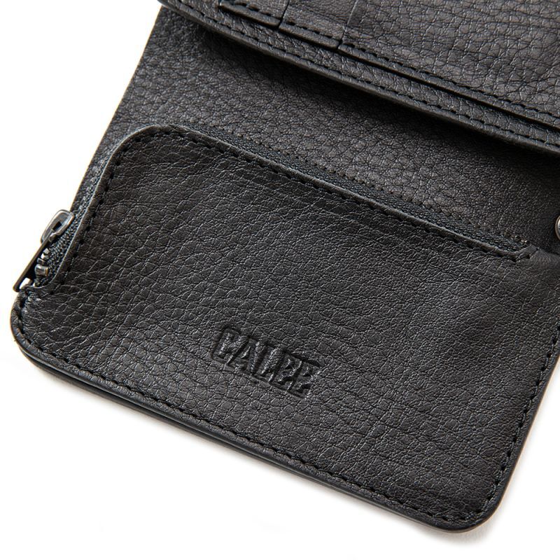CALEE 財布STUDS LEATHER FLAP HALF WALLET