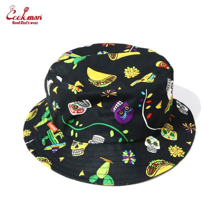 画像1: COOKMAN  Bucket Hat Mexico (Black) (1)