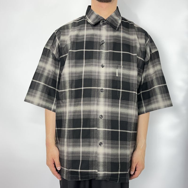 COOTIE R/C Ombre Check S/S Shirt (Black) CTE-23S407 公式通販