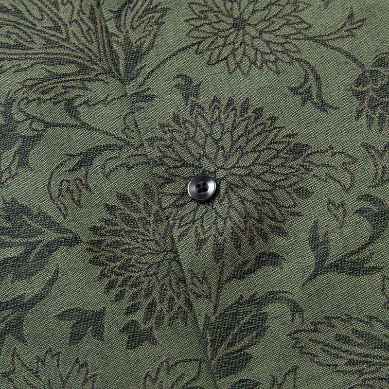 CALEE Vintage jacquard type S/S shirt (Green) CL-23SS003JQ 公式通販