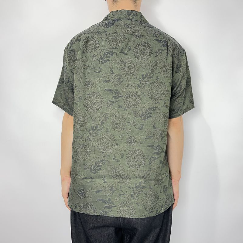 CALEE Vintage jacquard type S/S shirt (Green) CL-23SS003JQ 公式通販