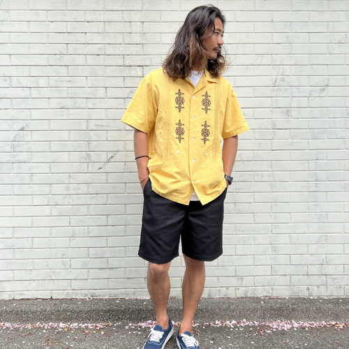 STANDARD CALIFORNIA SD Guayabera Shirt (Yellow) SHOSA220 公式通販
