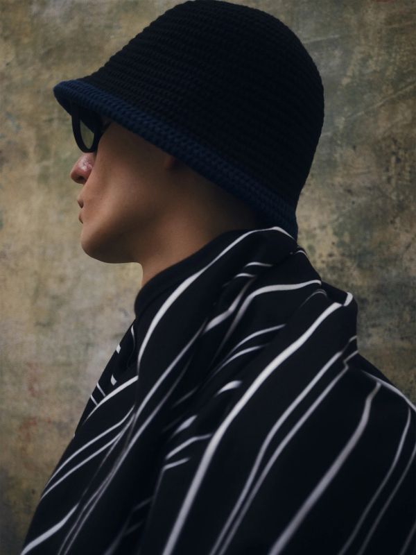 COOTIE Knit Crusher Hat (Black×Navy) CTE-23S512 公式通販